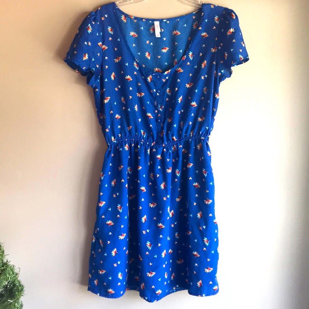 Beautiful Blue Print Dress
